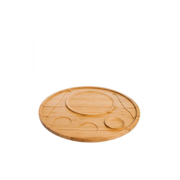 Piatto da portata in bambù Teodora, ø 38 cm - Bambum
