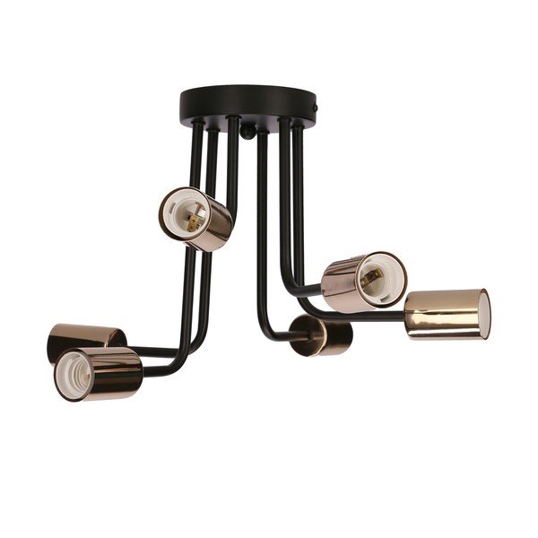 Lampada da soffitto in nero-rame 27x27 cm Spill - Candellux Lighting-image-2