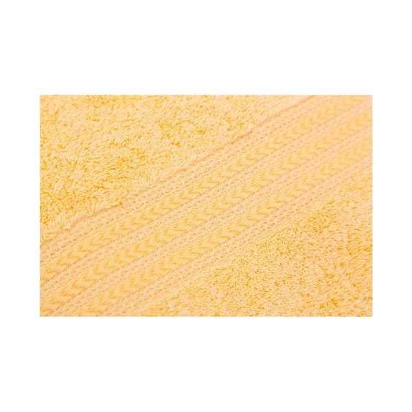 Asciugamano giallo in puro cotone, 70 x 140 cm - Foutastic-image-2