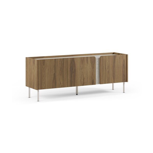 Mobile TV di colore naturale con effetto rovere 140x54x35,5 cm Lucile – Marckeric-image-3