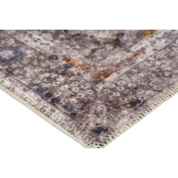 Tappeto lavabile marrone chiaro 80x50 cm - Vitaus-image-2