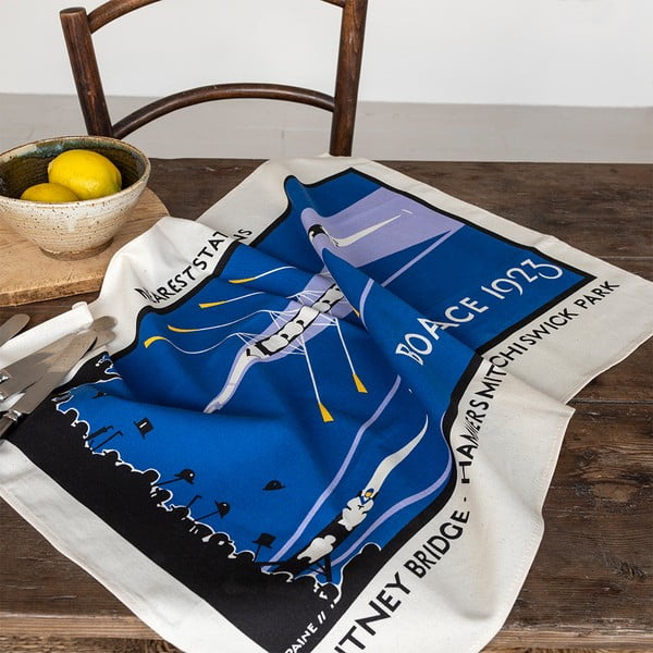 Strofinaccio in cotone 50x70 cm Boat Race – Rex London-image-1