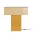Lampada da tavolo gialla (altezza totale 35 cm) Grato Recto – Leitmotiv