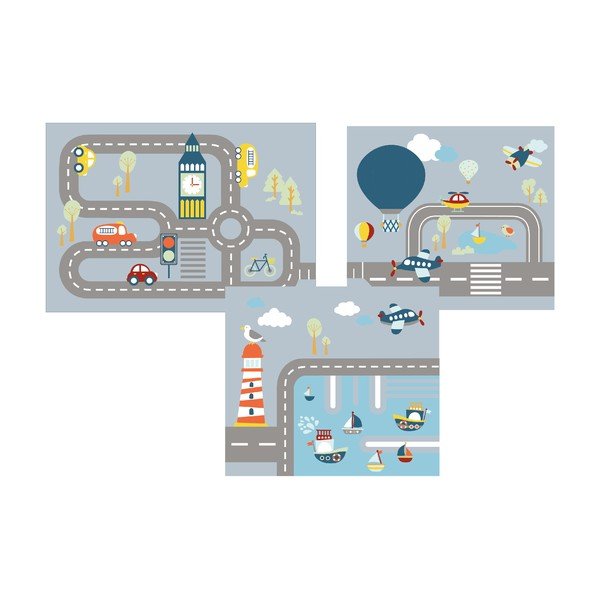 Set di 3 tende da letto Trasporto Transportation - Flexa