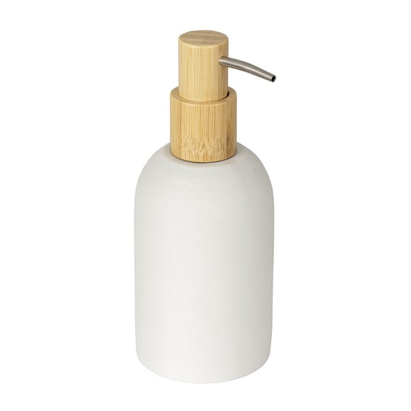 Dispenser per sapone bianco opaco in poliresina 250 ml Altavalle – Wenko-image-4