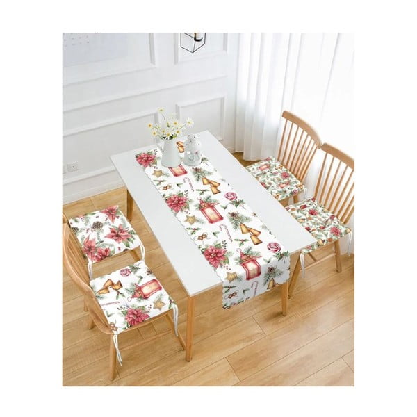 Set di runner e cuscini per sedie 5 pz Lantern – Mila Home-image-1
