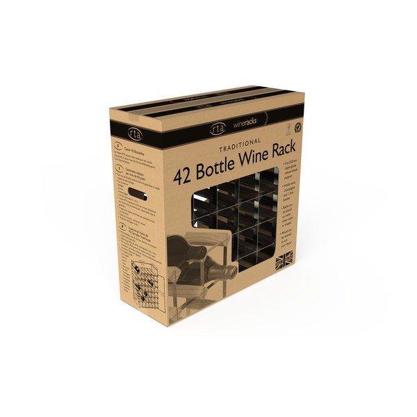 Portabottiglie in legno di frassino per 42 bottiglie - RTA-image-3