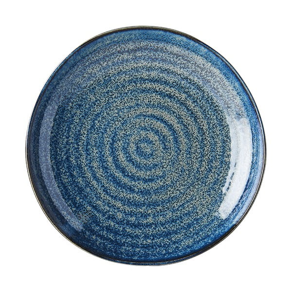 Piatto in ceramica blu, ø 23 cm Indigo - MIJ