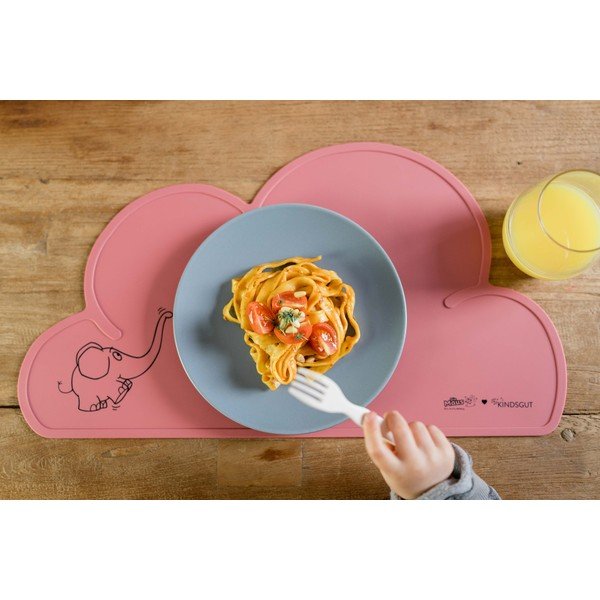 Tovaglietta Elefante in silicone rosso, 49 x 27 cm - Kindsgut-image-2