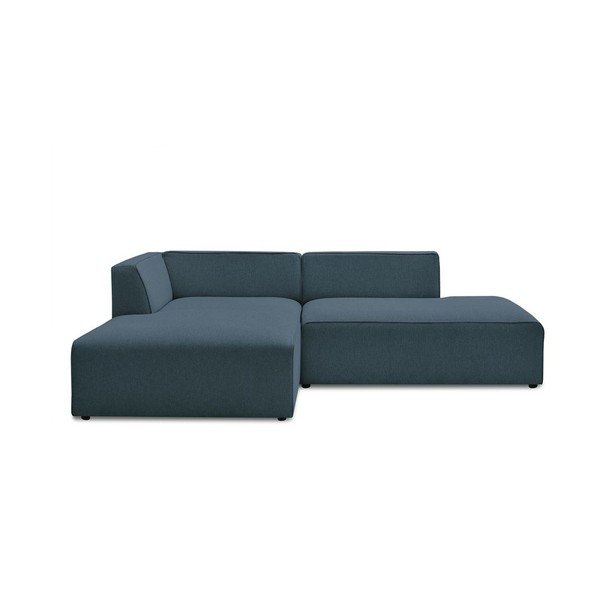 Divano angolare componibile blu scuro (penisola a sinistra/a L) Megeve – Bobochic Paris