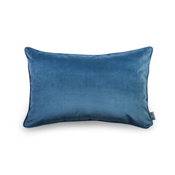 Fodera per cuscino blu con finitura in velluto Jeans, 40 x 60 cm - WeLoveBeds
