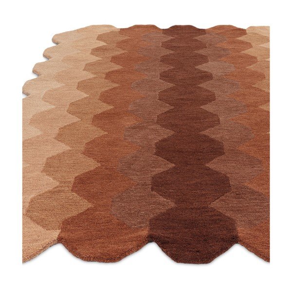Tappeto in lana color mattone 160x230 cm Hive - Asiatic Carpets-image-4