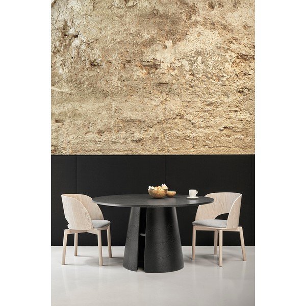 Tavolo da pranzo rotondo con effetto frassino ø 157 cm Cep – Teulat-image-1