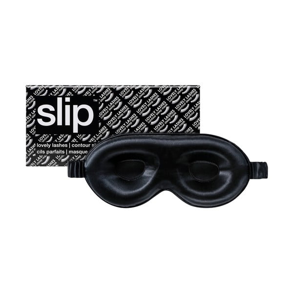 Maschera per dormire nera in seta Contour Black – slip-image-2