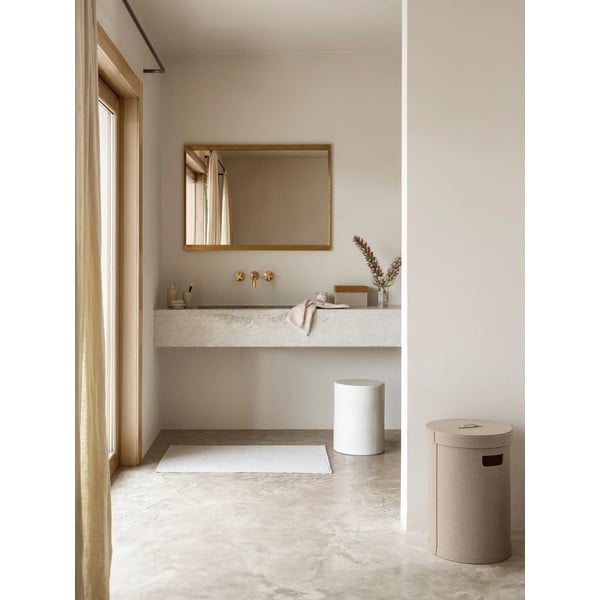 Portasaponetta grigio chiaro in poliresina Kua – Blomus-image-3