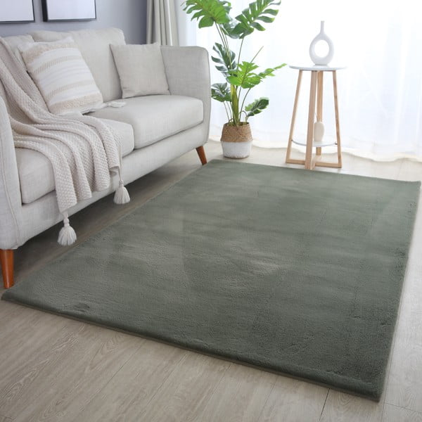 Passatoia lavabile verde 80x250 cm Pouffy - Ayyildiz Carpets-image-1