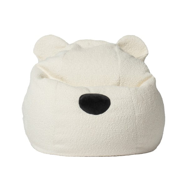 Borsa da divano per bambini color crema Bear - The Brooklyn Kids