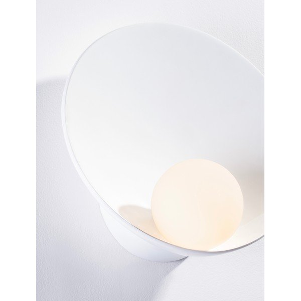 Lampada da parete bianco opaco in acciaio Minim – Nova Luce-image-4