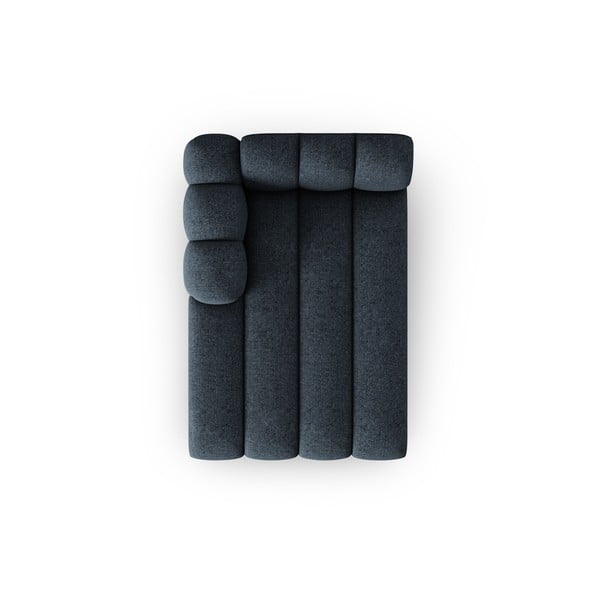 Chaise longue componibile blu (con penisola a sinistra) Lupine – Micadoni Home-image-2