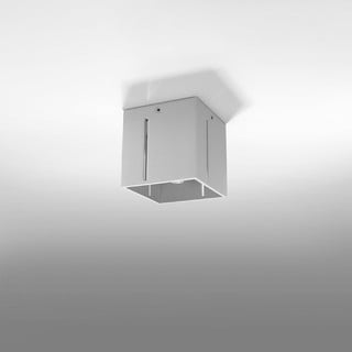Lampada da soffitto grigia con paralume in metallo 10x10 cm Pax - Nice Lamps