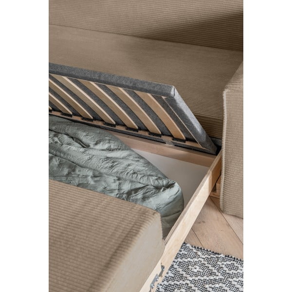 Divano letto beige 168 cm Lucky Lucy - Miuform-image-4