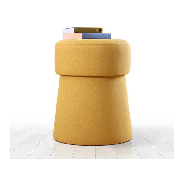 Sgabello in colore senape Beans - Artie-image-2