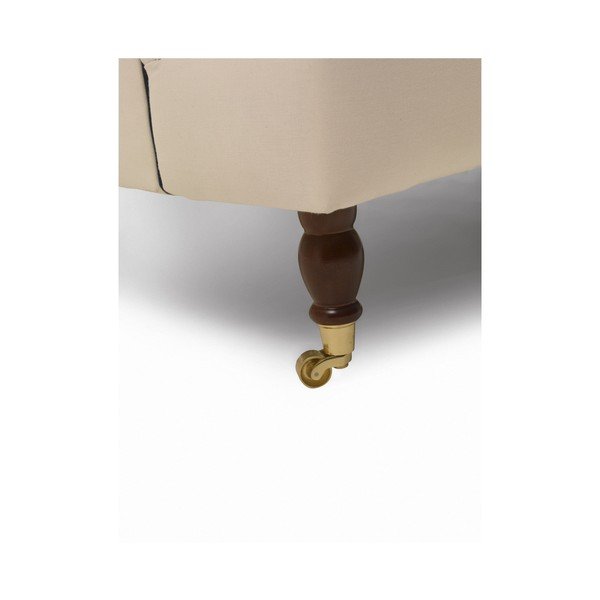 Divano crema con profili blu scuro Passion, 210 cm - Max Winzer-image-4