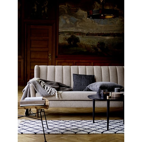 Tappeto in lana bianca Geo, 200 x 300 cm - Bloomingville-image-2