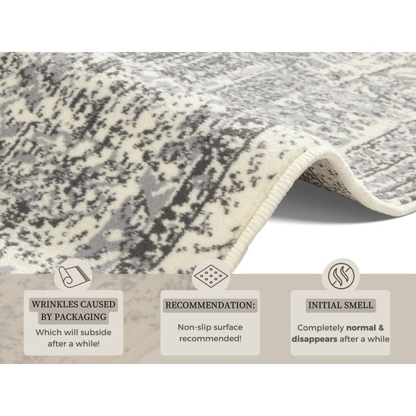 Tappeto grigio e crema Celebration , 120 x 170 cm Plume - Hanse Home-image-4