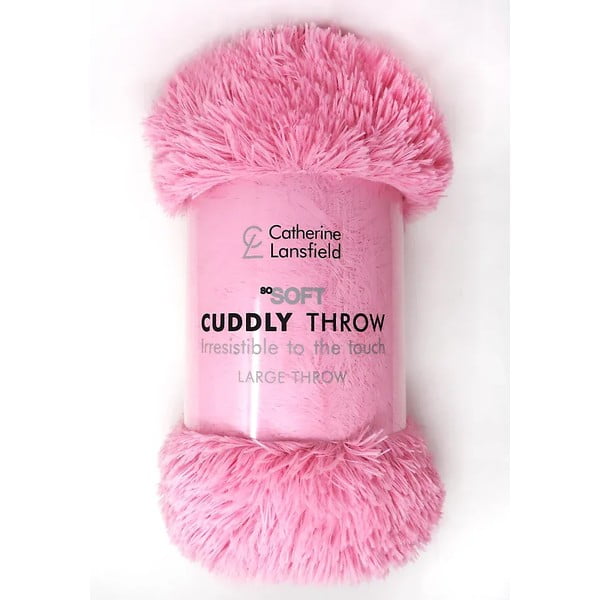 Coperta rosa in micropile 150x200 cm Cuddly – Catherine Lansfield-image-2