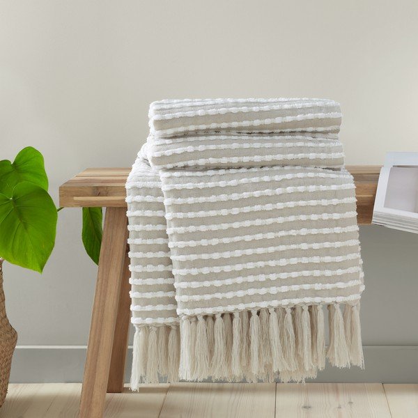 Coperta 125x150 cm Stab Stitch - Catherine Lansfield-image-1