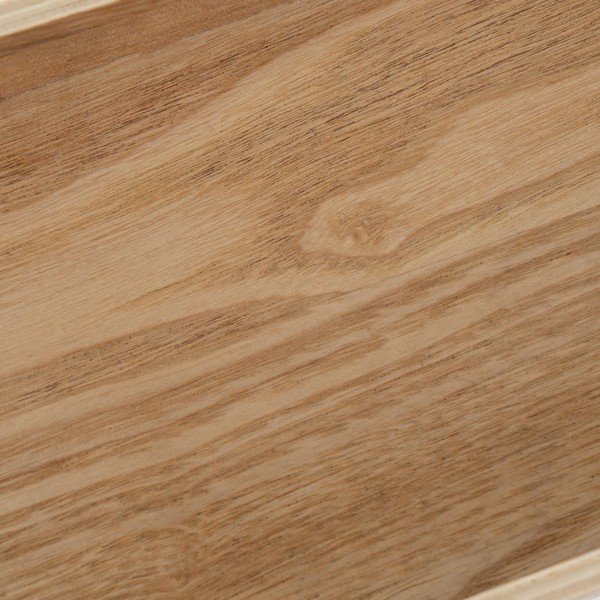 Vassoi decorativi in legno in set da 2 20x37 cm - Casa Selección-image-1