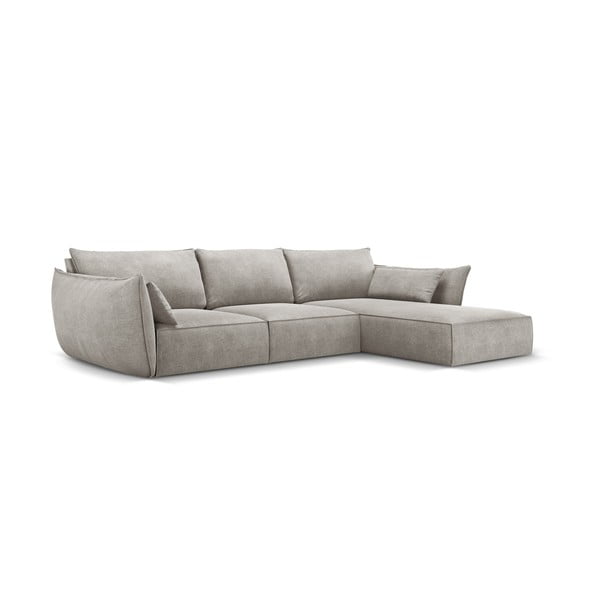 Divano angolare grigio chiaro (angolo destro) Vanda - Mazzini Sofas-image-2