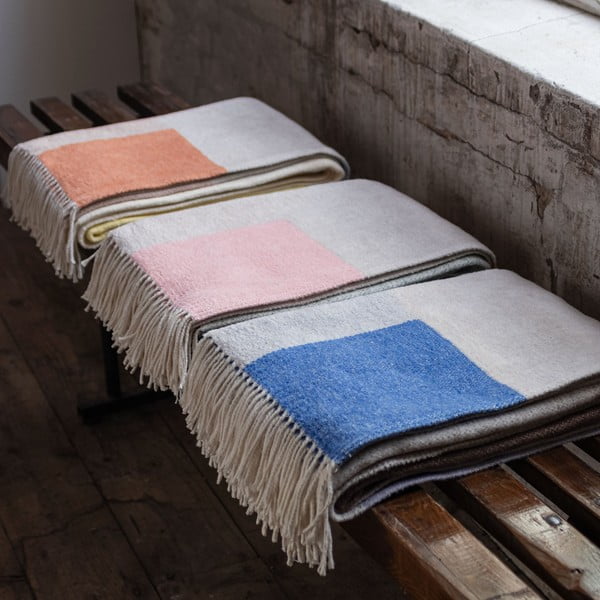 Coperta color lavanda-beige 125x190 cm Brick - Mette Ditmer Denmark-image-4