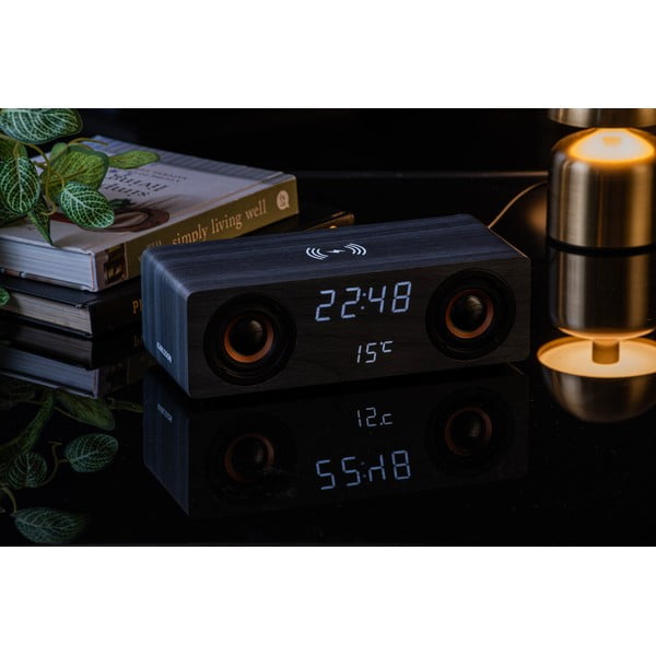 Radiosveglia digitale con ricarica wireless Classic BT – Karlsson-image-4