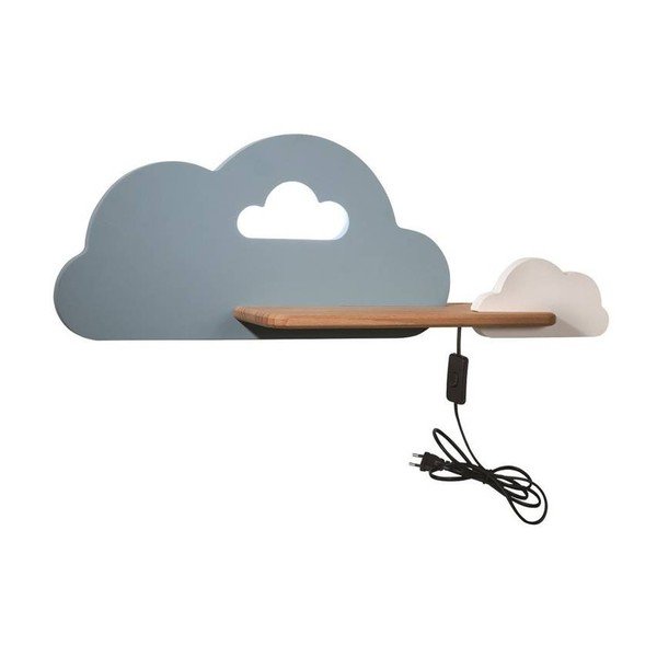 Apparecchio per bambini bianco-blu Cloud - Candellux Lighting