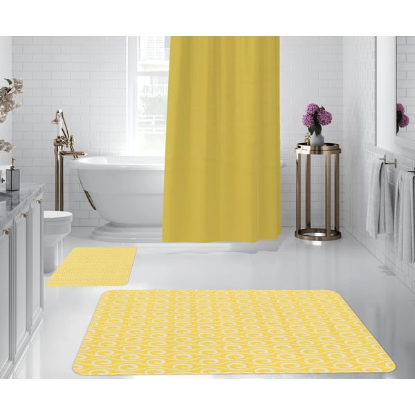 Tappetini da bagno gialli in set da 2 - Oyo Concept-image-1