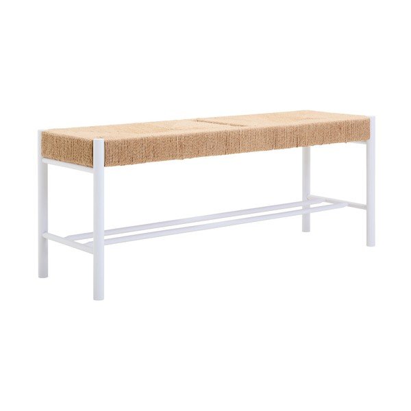 Panchina di colore naturale in legno massiccio Bandar – Premier Housewares