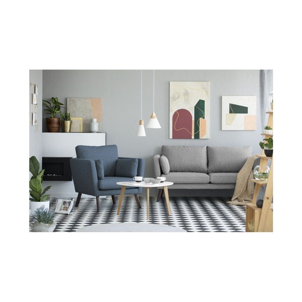 Poltrona blu scuro Elena - Mazzini Sofas-image-1