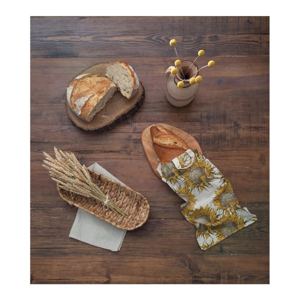 Sacchetto per pane con lino Sacchetto Girasole, altezza 42 cm - Really Nice Things-image-1