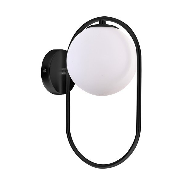 Lampada da parete nera Cordel - Candellux Lighting-image-1