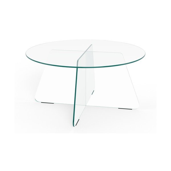 Tavolino da salotto rotondo in vetro ø 80 cm Samos – Actona