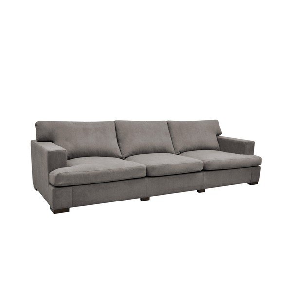 Divano a quattro posti grigio Vittoria - Mazzini Sofas-image-1