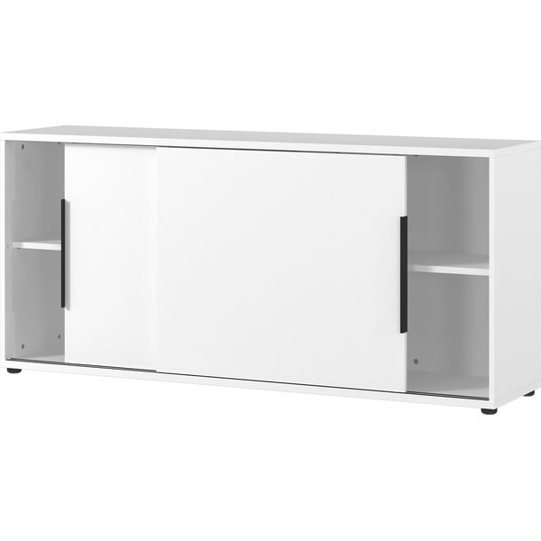 Armadio bianco con anta scorrevole 160x74 cm Mailand - Germania-image-3