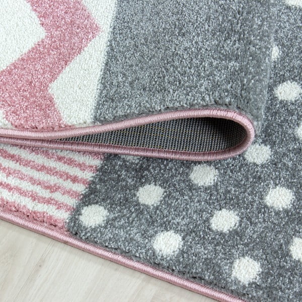 Tappeto per bambini rosa e grigio 160x230 cm Kids - Ayyildiz Carpets-image-3
