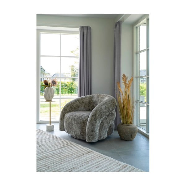 Tappeto in lana tessuto a mano color crema 60x90 cm Mango - House Nordic-image-3