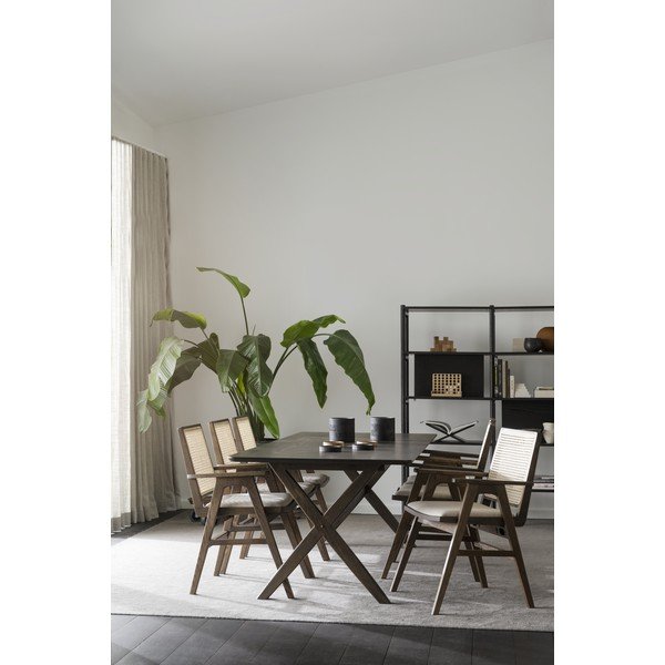 Tavolo da pranzo con piano in rovere 230x95 cm Calverton - Rowico-image-1