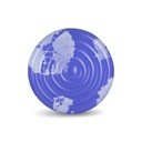 Materasso da spiaggia gonfiabile blu Goa - The Nice Fleet