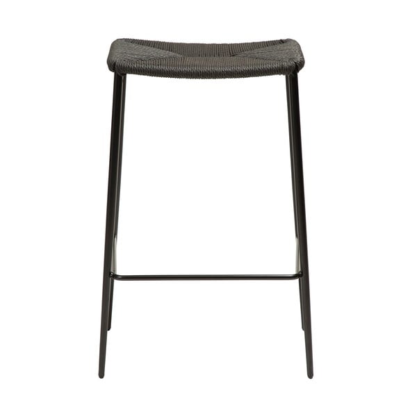 Sedia da bar nera (altezza della seduta 68 cm) Stiletto – DAN-FORM Denmark-image-3