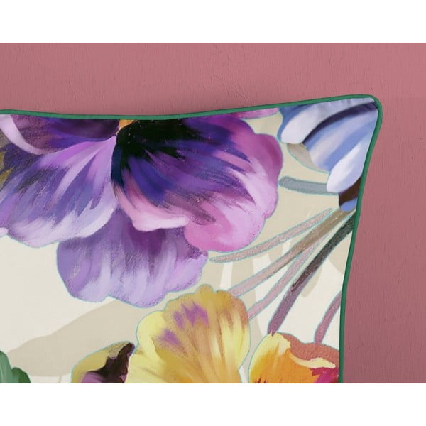 Biancheria da letto matrimoniale in cotone biologico Flower Garden, 200 x 200 cm Organic - Descanso-image-4